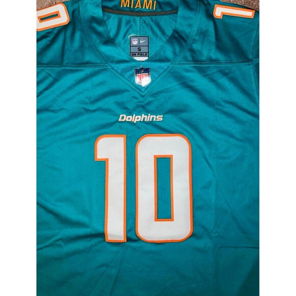 Tyreek Hill #10 Miami Dolphins Jersey Men’s Small Nike Aqua NFL NWT - Picture 5 of 9